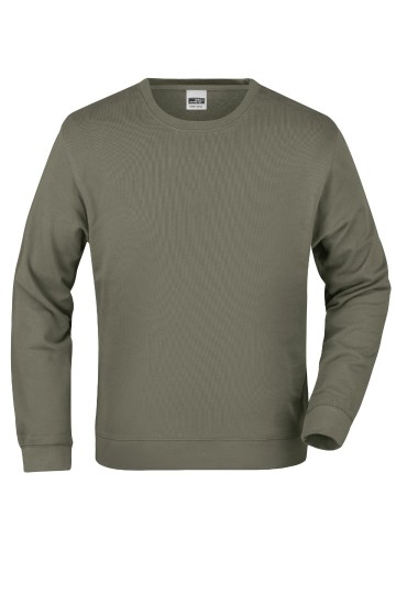 JN Basic sweater JN057 olijfgroen