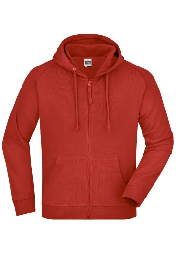 JN Unisex Hooded Jacket JN059 dieprood