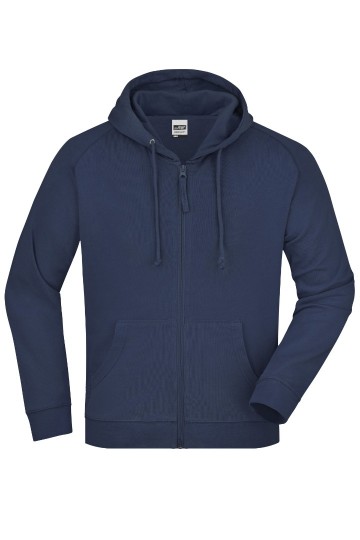 JN Unisex Hooded Jacket JN059 marineblauw