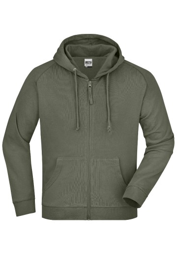 JN Unisex Hooded Jacket JN059 olijfgroen