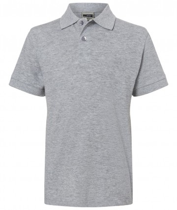JN Junior Classic Polo JN070K heathergrijs
