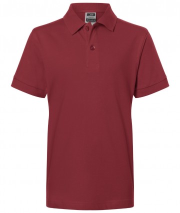 JN Junior Classic Polo JN070K wijnrood