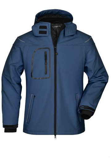 JN Men's Winter softshell jack JN1000 marineblauw