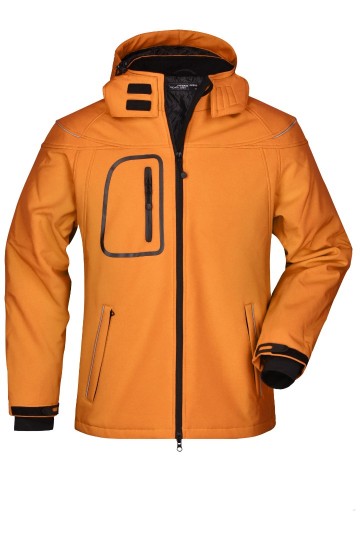 JN Men's Winter softshell jack JN1000 oranje