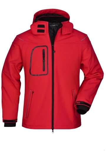 JN Men's Winter softshell jack JN1000 rood