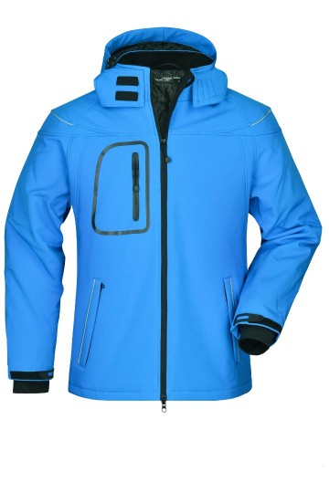 JN Men's Winter softshell jack JN1000 waterblauw