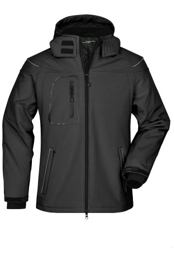 JN Men's Winter softshell jack JN1000 zwart 0