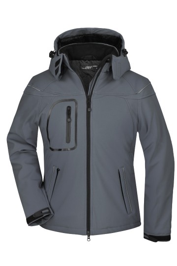 JN Ladies Winter softshell jack JN1001 carbon