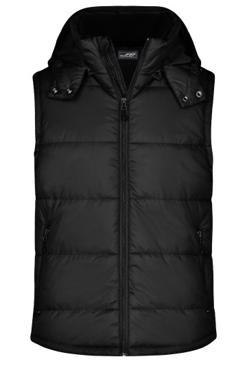 JN Men's Padded bodywarmer JN1004 zwart