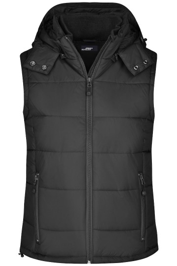 JN Ladies Padded bodywarmer JN1005 zwart