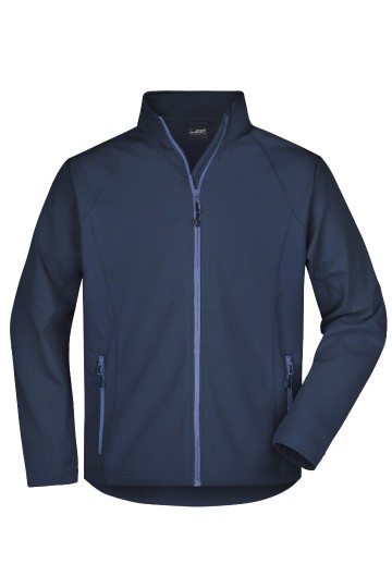JN Men's Softshell jack JN1020 marineblauw