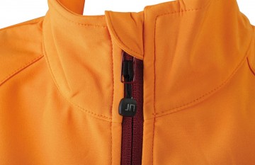 JN Men's Softshell jack JN1020 oranje detail