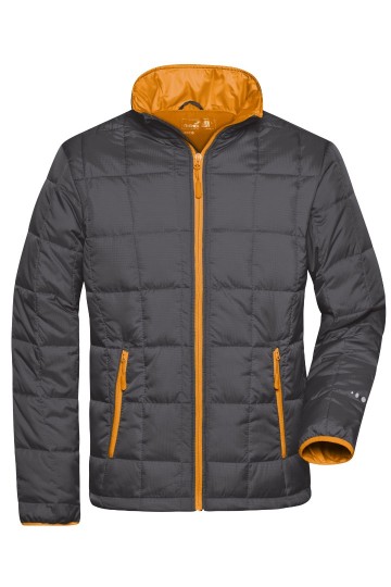 JN Men's Padded Lightweight jack JN1035 carbon oranje