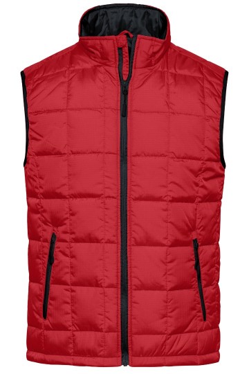 JN Men's Padded Lightweight bodywarmer JN1037 rood zwart