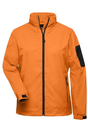 JN Ladies Wind jack JN1040 oranje carbon