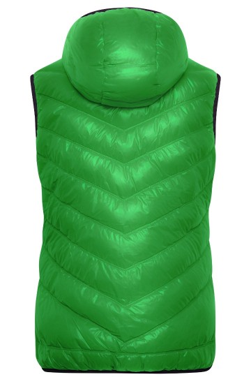 JN Ladies dons bodywarmer JN1061 groen carbon rug