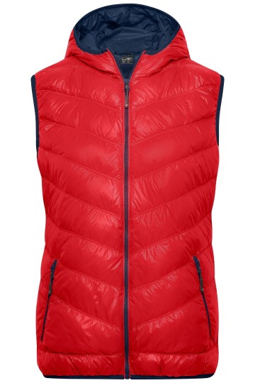 JN Ladies dons bodywarmer JN1061 rood marineblauw