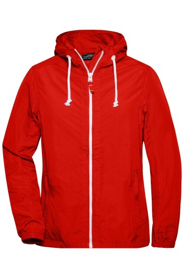 JN Ladies Sailing jack JN1073 rood wit