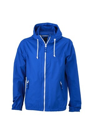 JN Men's Sailing jack JN1074 nautischblauw wit