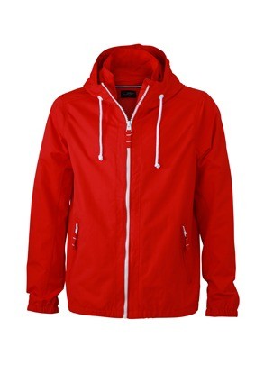 JN Men's Sailing jack JN1074 rood wit