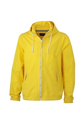JN Men's Sailing jack JN1074 zongeel wit