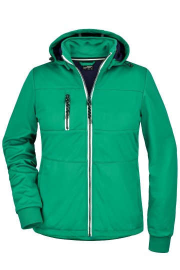 JN Ladies Maritime jack JN1077 iersgroen marineblauw wit
