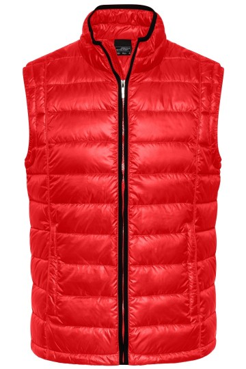 JN Men's Quilted dons bodywarmer JN1080 rood zwart