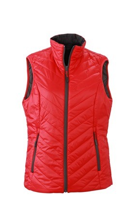 JN Ladies Lightweight bodywarmer JN1089 rood carbon