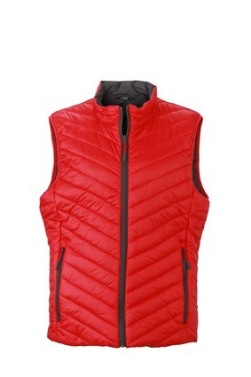 JN Men's Lightweight bodywarmer JN1090 rood carbon