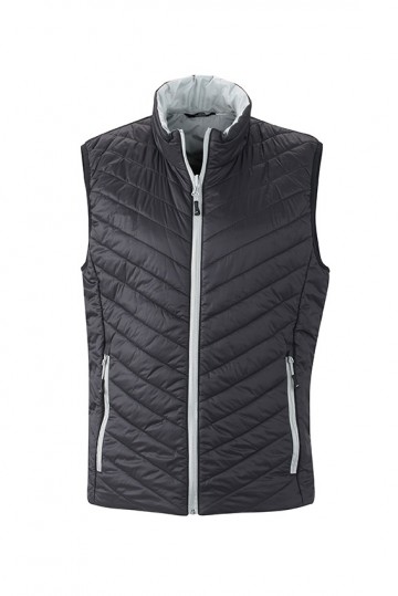 JN Men's Lightweight bodywarmer JN1090 zwart zilver