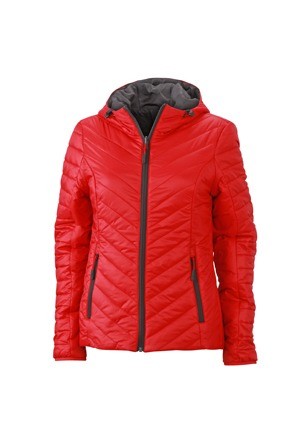 JN Ladies Lightweight jack JN1091 rood carbon