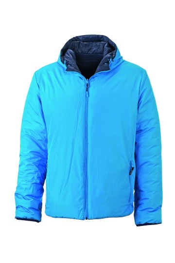 JN Men's Lightweight jack JN1092 marineblauw waterblauw binnenkant