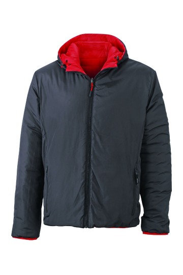 JN Men's Lightweight jack JN1092 rood carbon binnenkant