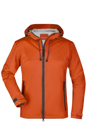 JN Ladies Outdoor jack JN1097 donkeroranje staalgrijs