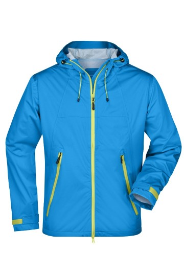 JN Men's Outdoor jack JN1098 waterblauw chemischgeel
