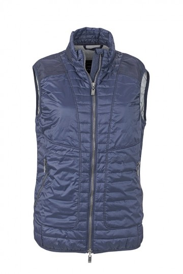 JN Ladies Lightweight bodywarmer JN1109 marineblauw zilver