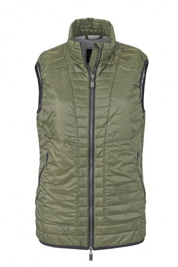 JN Ladies Lightweight bodywarmer JN1109 olijfgroen zilver