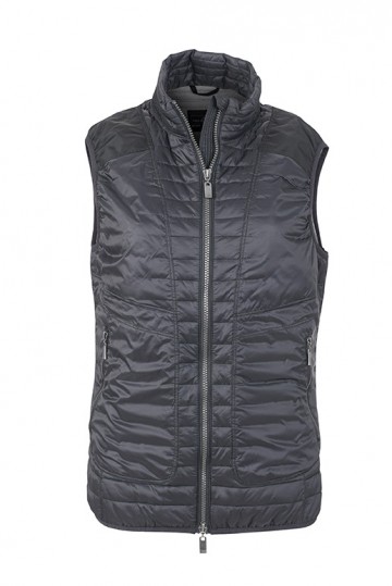 JN Ladies Lightweight bodywarmer JN1109 zwart zilver