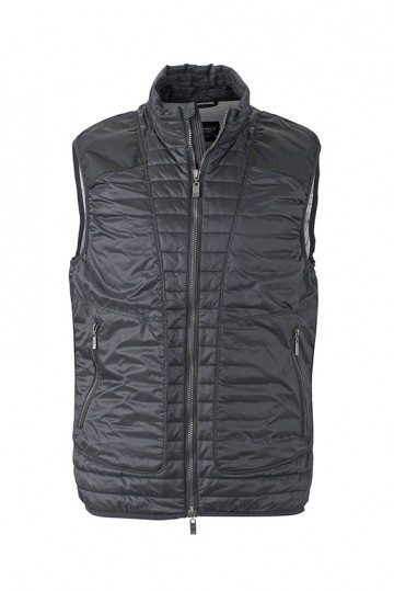 JN Men's Lightweight bodywarmer JN1110 zwart zilver