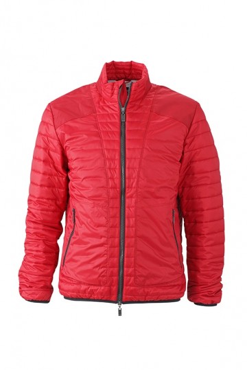 JN Men's Lightweight jack JN1112 indianenrood zwart