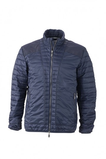 JN Men's Lightweight jack JN1112 marineblauw zilver