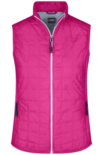 JN Ladies Hybrid bodywarmer JN1113 rose zilver