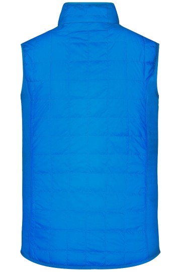 JN Men's Hybrid bodywarmer JN1114 kobaltblauw zilver rug