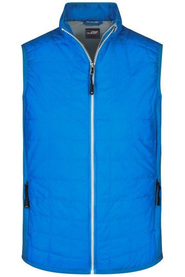 JN Men's Hybrid bodywarmer JN1114 kobaltblauw zilver