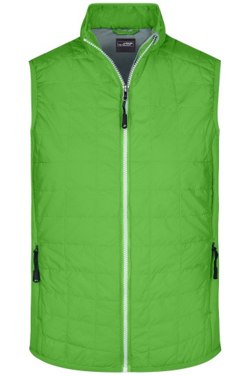 JN Men's Hybrid bodywarmer JN1114 lentegroen zilver