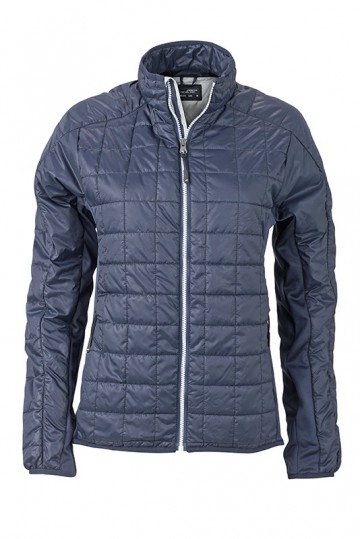 JN1115 Ladies Hybrid Jack marineblauw zilver