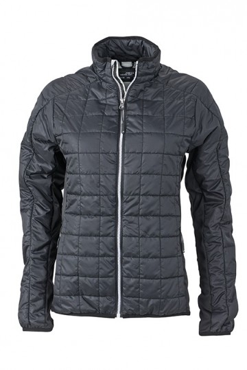 JN1115 Ladies Hybrid Jack zwart zilver