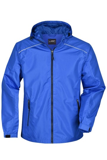 JN Men's regenjack JN1118 koningsblauw marineblauw