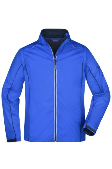 JN Men's Zip Off Softshell jack JN1122 nautischblauw marineblauw