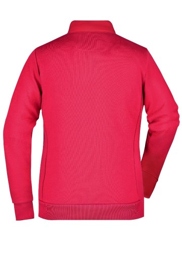 JN Ladies Hybrid Sweat jack JN1123 lichtrood rug